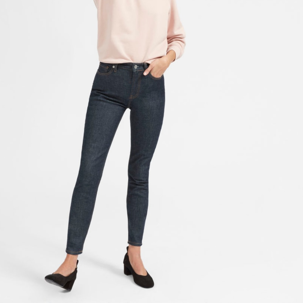 Everlane Dark Indigo Skinny Jeans Denim